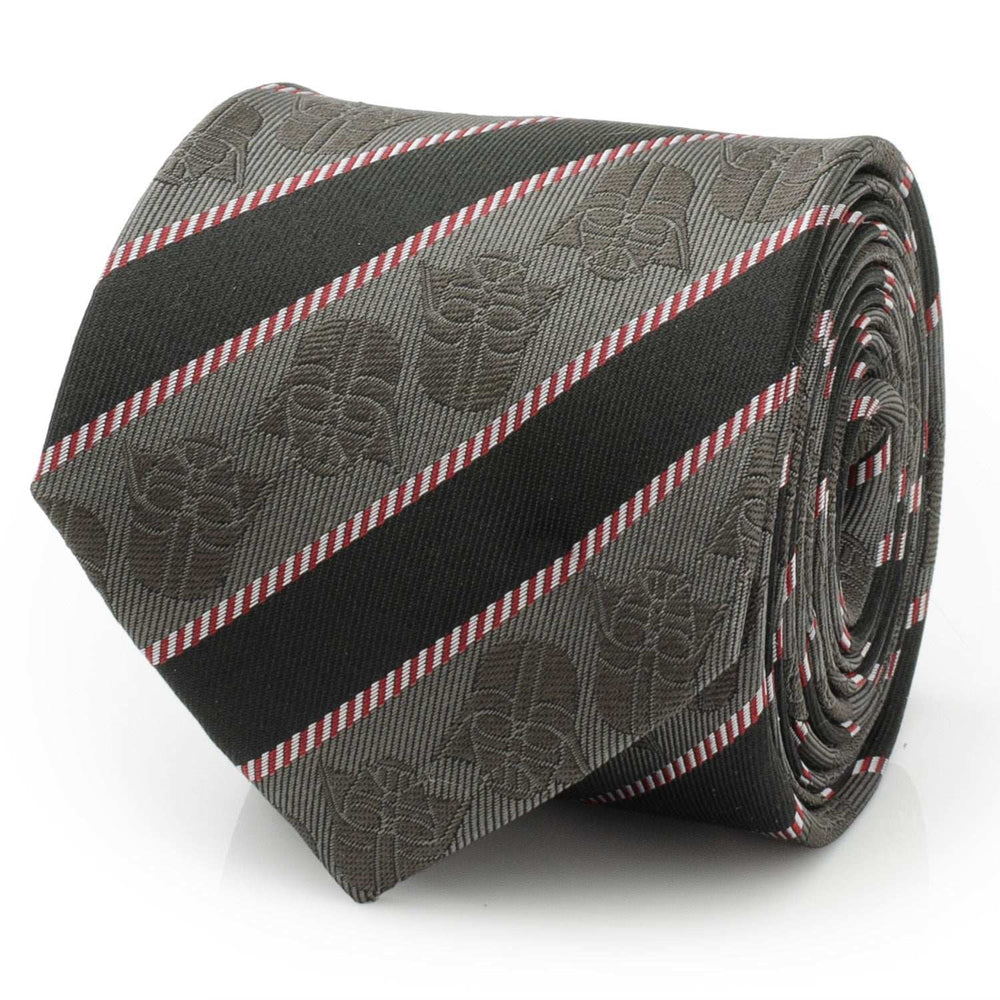Star Wars Darth Vader Black and Gray Striped Tie - Cufflinks.com - Flyclothing LLC