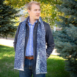 Star Wars Darth Vader Blue and Gray Paisley Scarf - Cufflinks.com - Flyclothing LLC