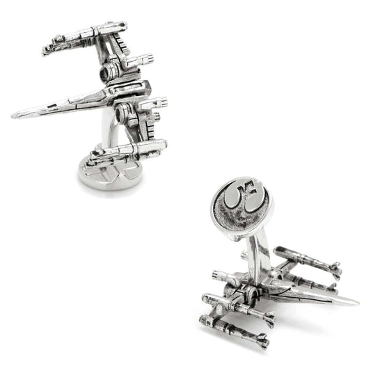 Star Wars X-Wing 3D Cufflinks - Cufflinks.com - Flyclothing LLC