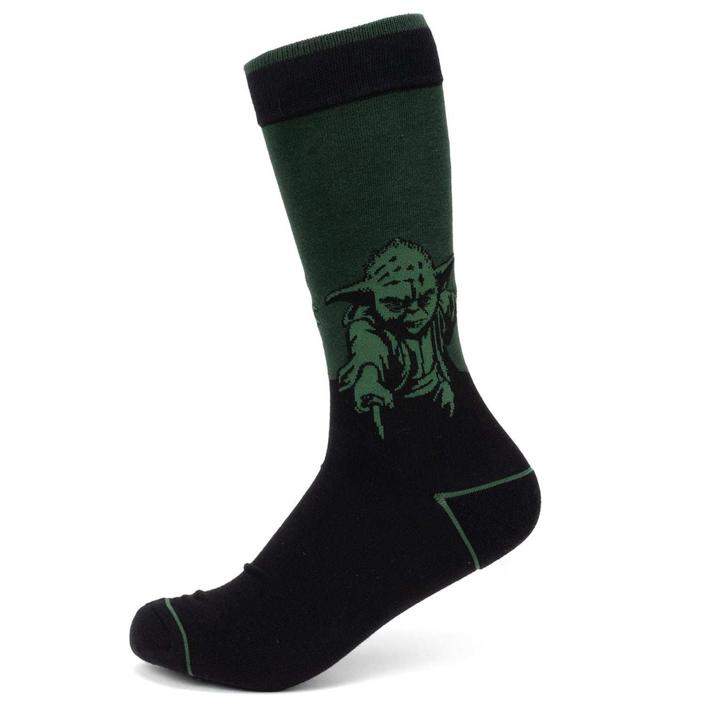Star Wars Yoda Green Dress Socks and Jedi Order Crest Lapel Pin Gift Set - Cufflinks.com - Flyclothing LLC
