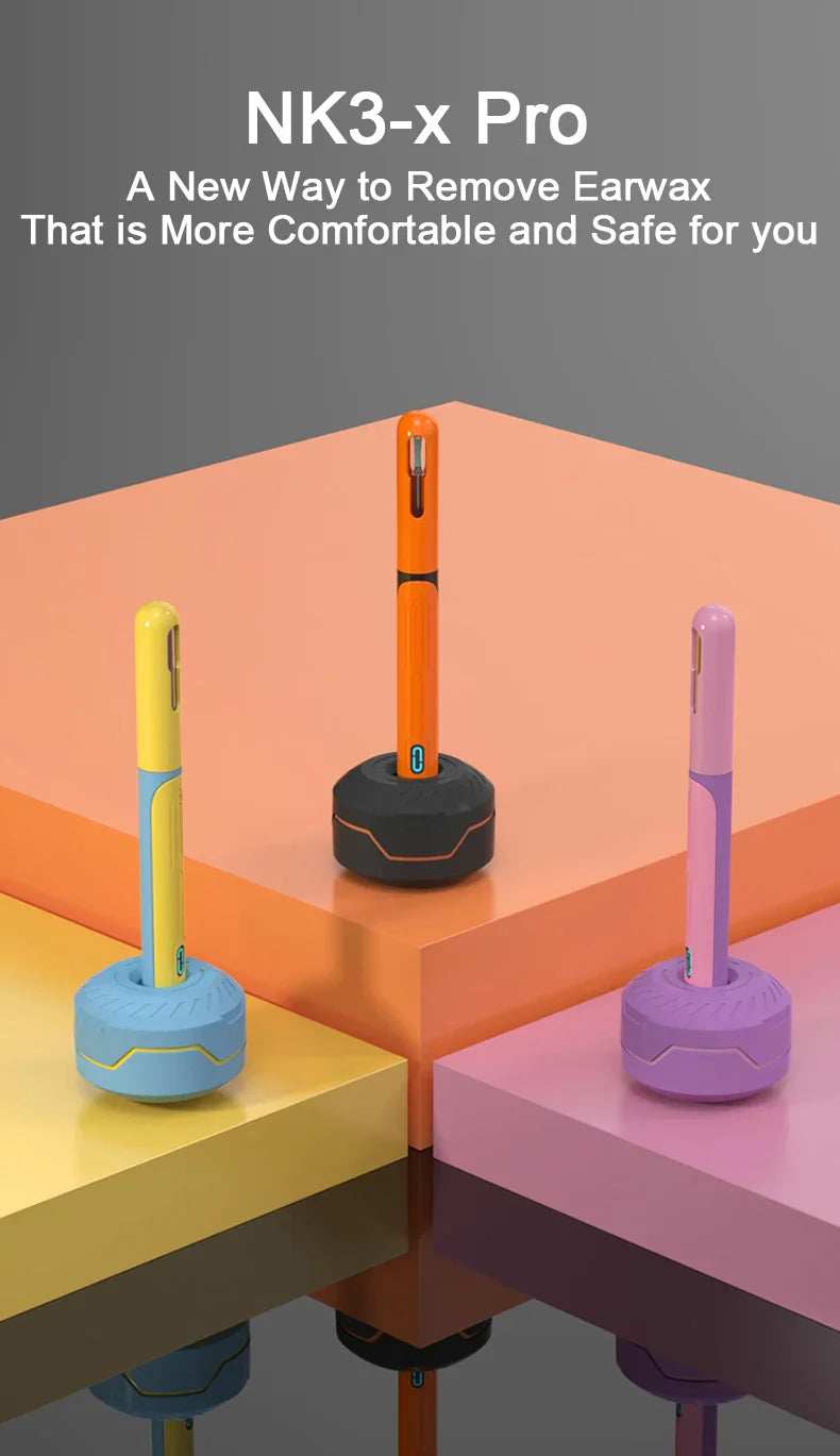 Ear Cleaner with Camera Set HD Ear Sticks Otoscope USB C Charging Endoscope Wax Removal Tool Earpick Ear Cleaning Set NK3 Pro - ZeeBelle.com - Flyclothing LLC