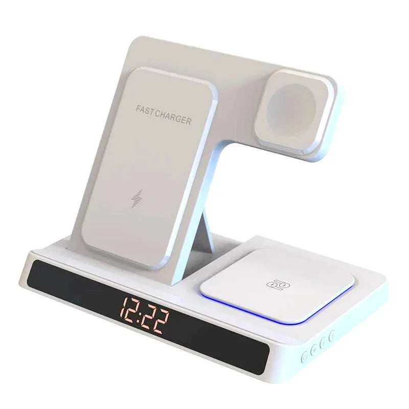 4 in 1 Foldable Wireless Charger Stand For IPhone 15 14 13 12 for Apple Watch 9 8 Airpods Pro iWatch Fast Charging Dock Station - ZeeBelle.com - Flyclothing LLC