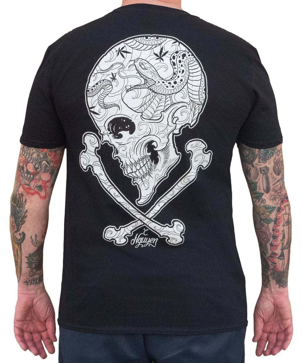 Black Market Art Company Sacred Skull Men's T-Shirt - Black Market Art Company - Flyclothing LLC