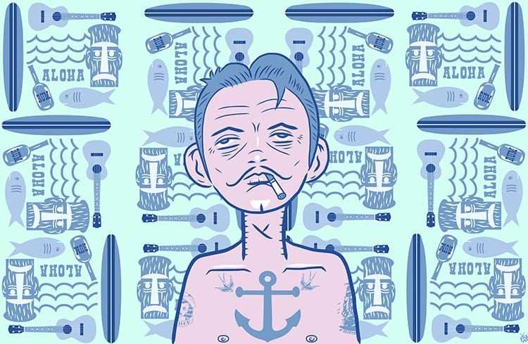 Black Market Art Company Sailor Print - Black Market Art Company - Flyclothing LLC