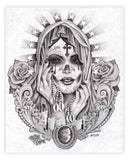 Black Market Art Company Santa Muerte Print - Black Market Art Company - Flyclothing LLC
