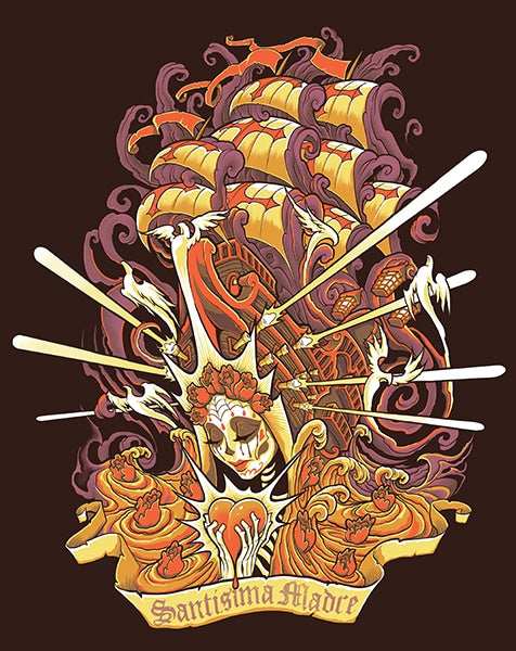 Black Market Art Company Santisima Madre Print - Black Market Art Company - Flyclothing LLC