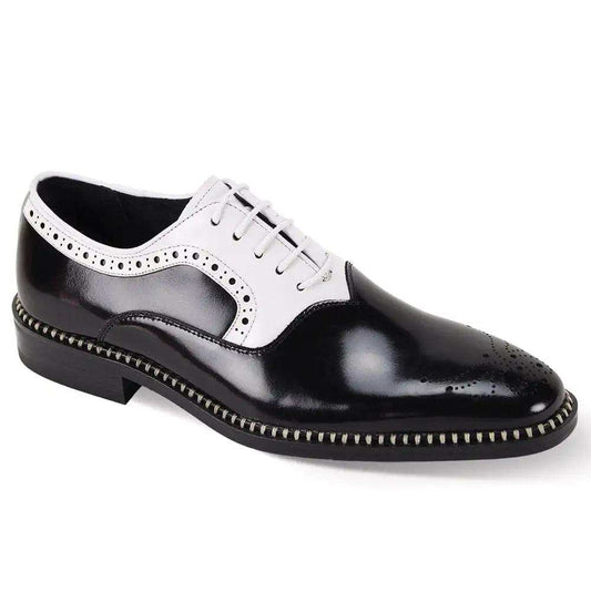Giovanni Sawyer Blk/wht Mens shoe - Giovanni - Flyclothing LLC