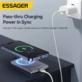 Essager Thin Wireless Power Bank Magnetic 20W 5000mAh Portable Fast Charging External Battery for Magsafe For iPhone 16 15 14 13 - ZeeBelle.com - Flyclothing LLC