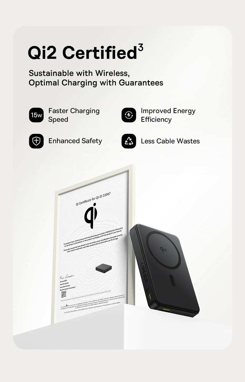 Baseus Magnetic Power Bank 22.5W Type C PowerBank Qi2 15W Wireless Charging External Battery For iPhone 16 15 14 13 Pro Max - ZeeBelle.com - Flyclothing LLC