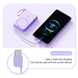 50000mah Mobile Power Bank 22.5w Fast Charging For Magsafe Wireless Charging Built-in Cables Portable Power Bank For IPhone - ZeeBelle.com - Flyclothing LLC