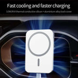 15W Qi Car Charger Type C Mobile Phone Magsafing Wireless Charger Car Mount Magnetic Holder For IPhone12 13 Pro Car Charging - ZeeBelle.com - Flyclothing LLC