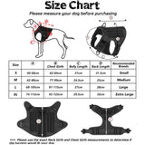 4 Metal Buckles Dog Harness Reflective Military Tactical Pet Training Walking Vest Soild Harnesses with Handle For Large Dogs - ZeeBelle.com - Flyclothing LLC