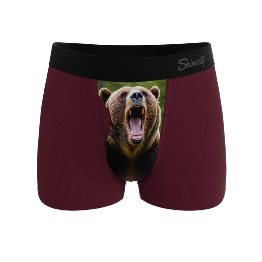 The Scare Bear | Grizzly Bear Ball Hammock® Pouch Trunks Underwear - Shinesty - Flyclothing LLC