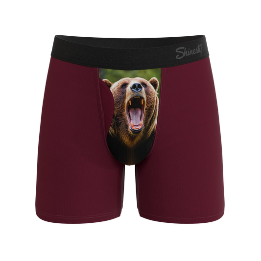 The Scare Bear | Grizzly Bear Ball Hammock® Magnum Big Pouch Underwear - Shinesty - Flyclothing LLC