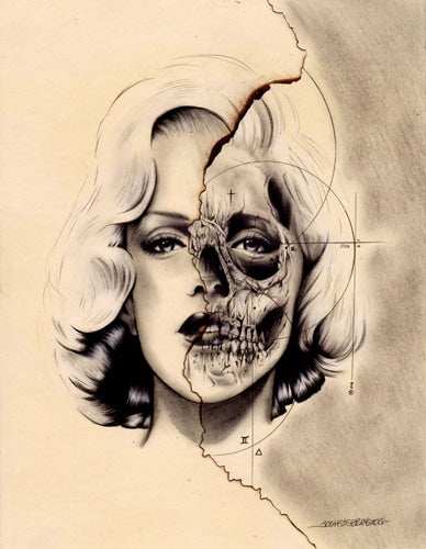 Black Market Art Company Scorched Symmetry Print - Black Market Art Company - Flyclothing LLC