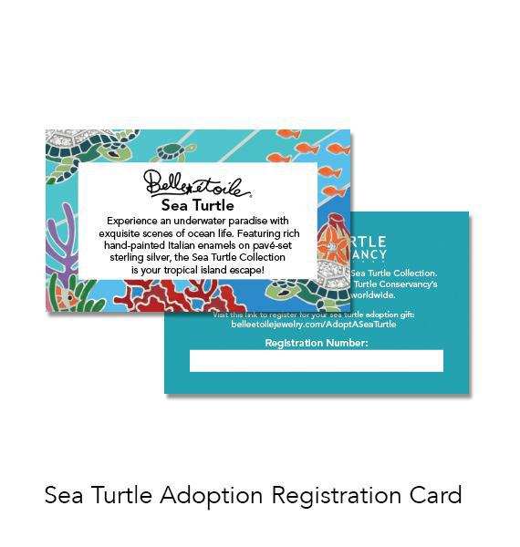 Sea Turtle Adoption Program - Belle Étoile Jewelry - Flyclothing LLC