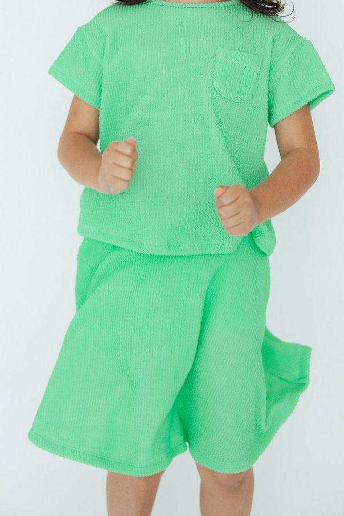 Seafoam Green Scrunchy Twirl Skort - Mila & Rose ® - Flyclothing LLC