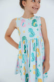 Seahorse Swirl Tank Twirl Dress - Mila & Rose ® - Flyclothing LLC