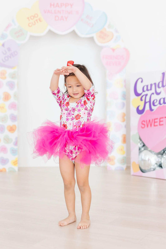Secret Garden 3/4 Sleeve Tutu Leotard - Mila & Rose ® - Flyclothing LLC