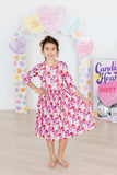 Secret Garden 3/4 Pocket Twirl Dress - Mila & Rose ® - Flyclothing LLC