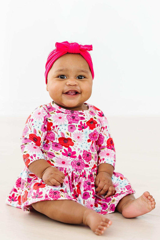 Secret Garden 3/4 Sleeve Twirl Bodysuit - Mila & Rose ® - Flyclothing LLC