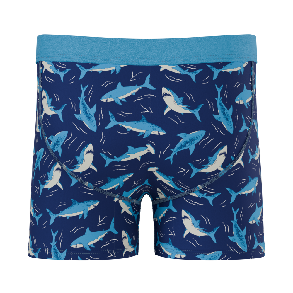 The Shark Lark | Shark Boy's Boxer Briefs - Shinesty - Flyclothing LLC