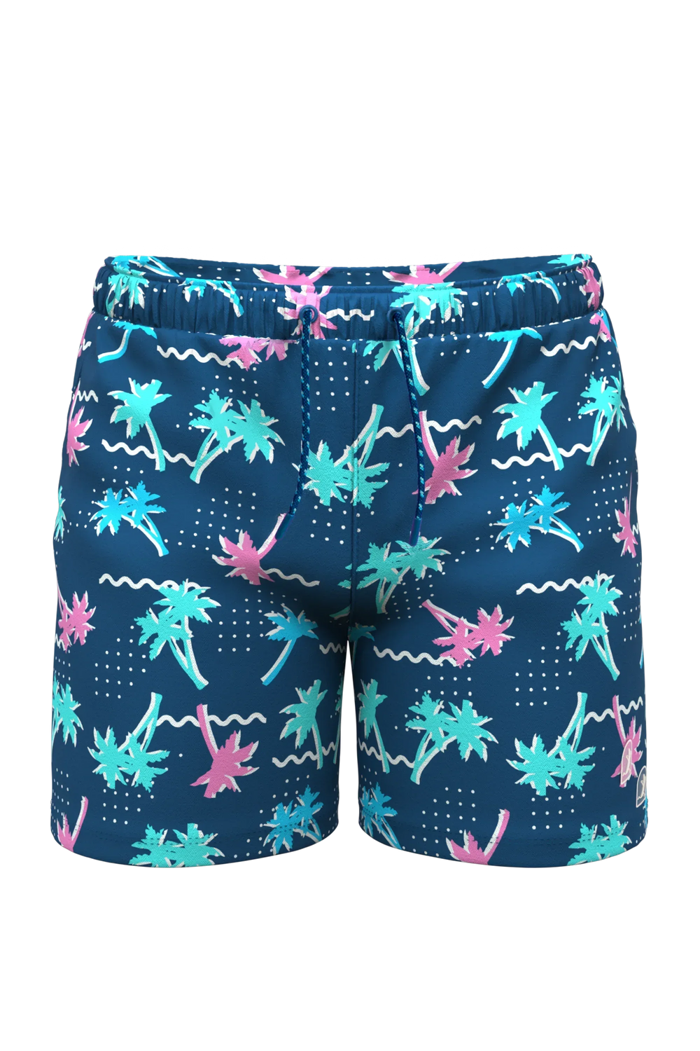 The Shorebreak | Navy Tropical Ball Hammock® Pouch 5" Swim Trunks - Shinesty - Flyclothing LLC