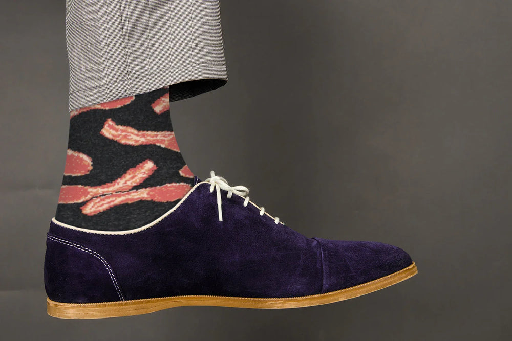 Bacon Socks - Comfy Cotton for Men & Women - Real Sic - Flyclothing LLC