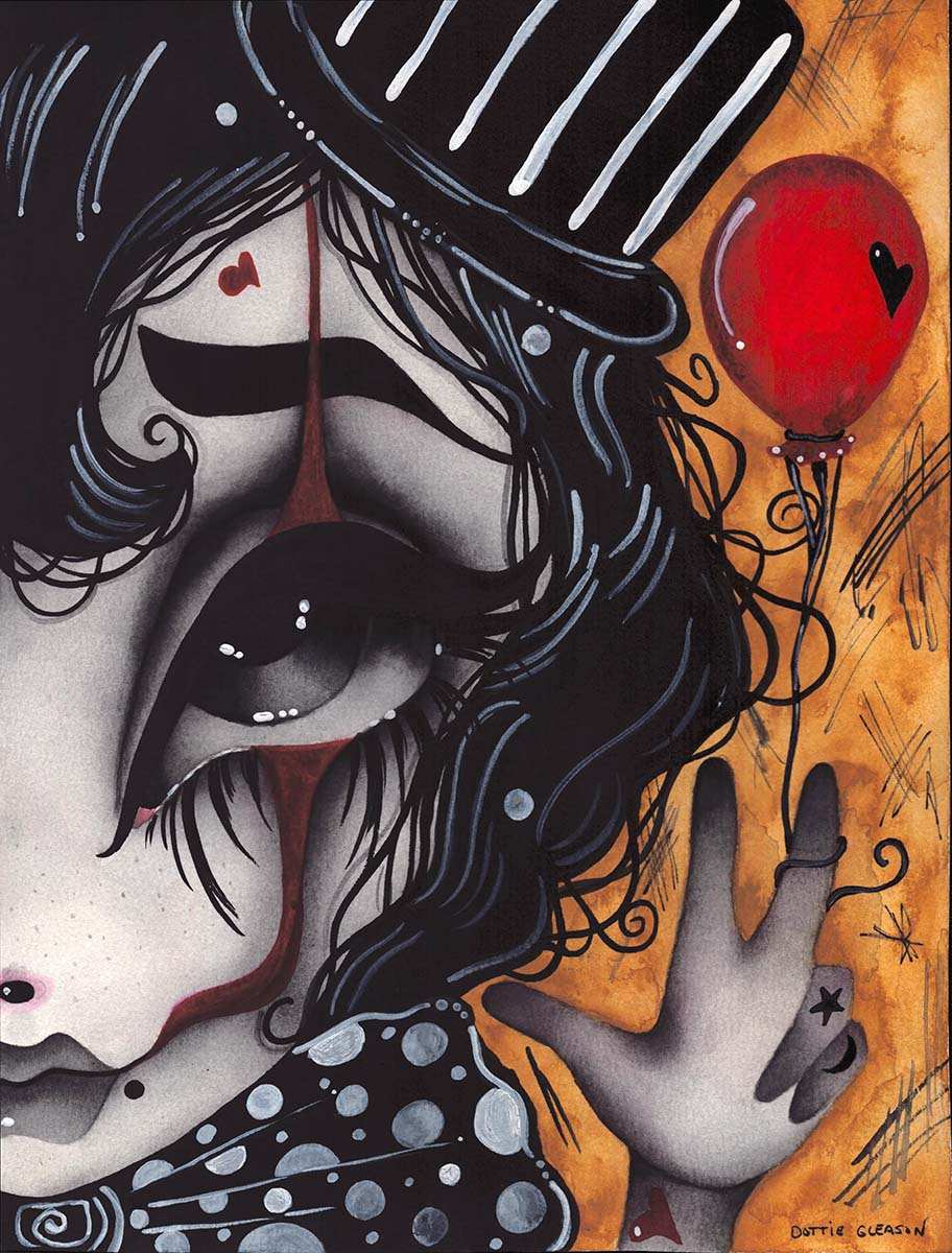 Black Market Art Company Sinister Penny Print - Black Market Art Company - Flyclothing LLC