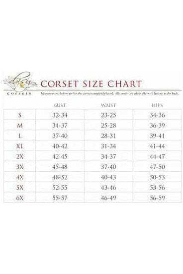 Daisy Corsets Lavish Black Lace Front Zipper Corset - Daisy Corsets - Flyclothing LLC