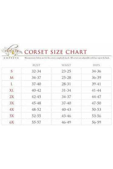 Daisy Corsets Top Drawer Tan Cotton Steel Boned Corset w/Zipper - Daisy Corsets - Flyclothing LLC