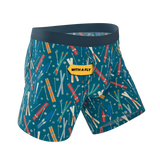 The Ski In Ski Out | Retro Ski Ball Hammock® Pouch Underwear With Fly - Shinesty - Flyclothing LLC