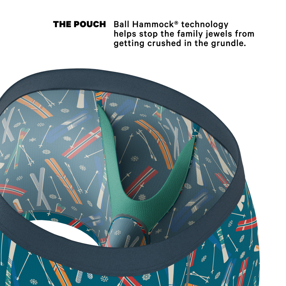 The Ski In Ski Out | Retro Ski Ball Hammock® Pouch Underwear - Shinesty - Flyclothing LLC