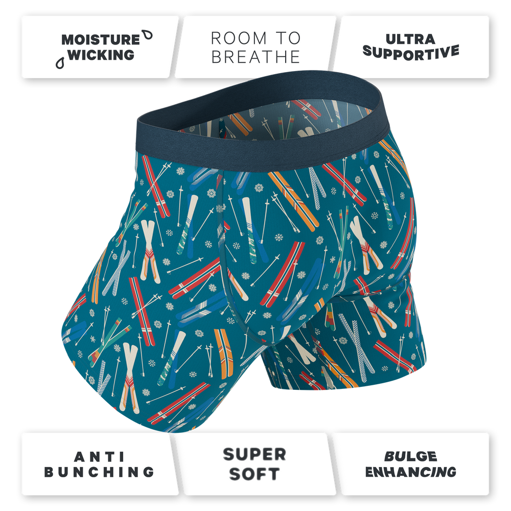 The Ski In Ski Out | Retro Ski Ball Hammock® Pouch Underwear - Shinesty - Flyclothing LLC