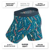 The Ski In Ski Out | Retro Ski Long Leg Ball Hammock® Pouch Underwear With Fly - Shinesty - Flyclothing LLC