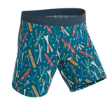 The Ski In Ski Out | Retro Ski Long Leg Ball Hammock® Pouch Underwear With Fly - Shinesty - Flyclothing LLC