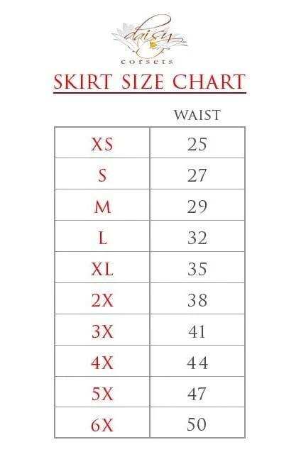 Daisy Corsets Black Faux Leather & Gold Metallic Chain Fringe Skirt - Daisy Corsets - Flyclothing LLC