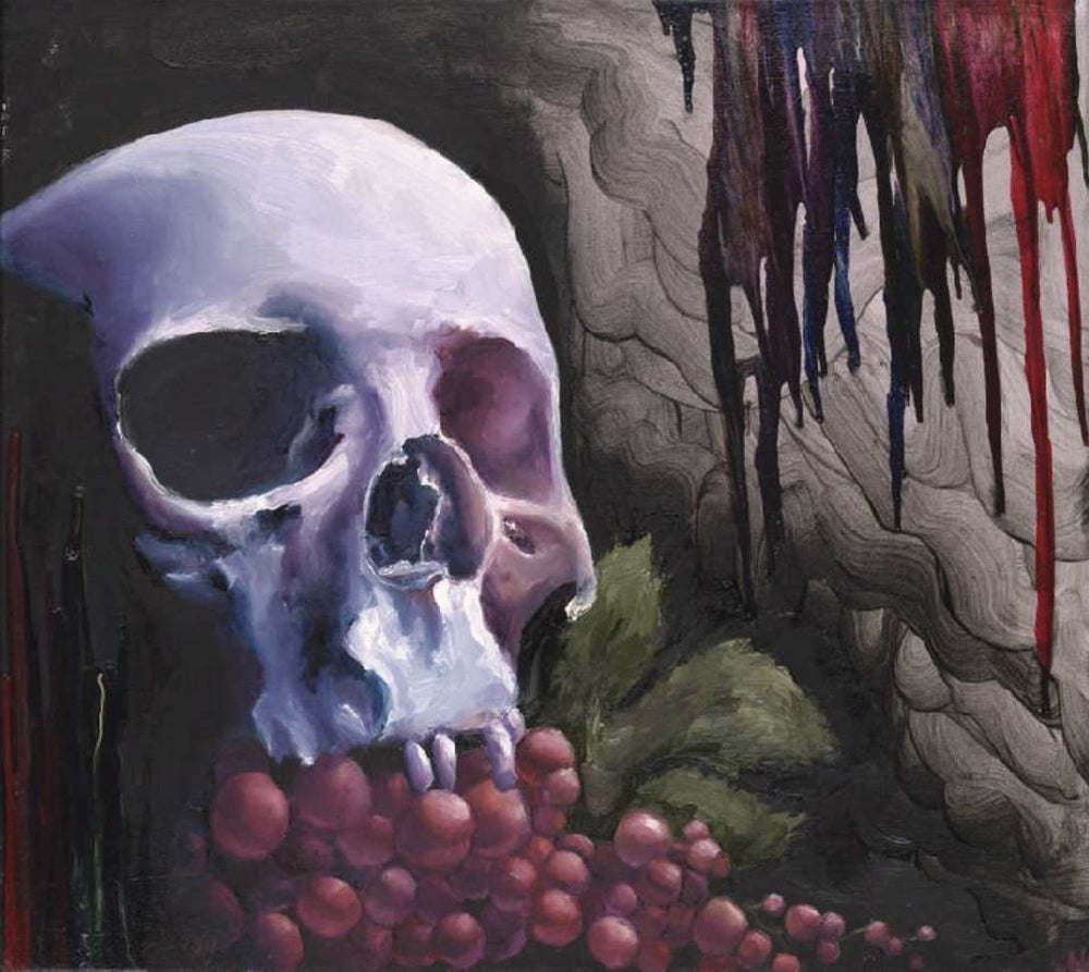 Black Market Art Company Skull & Grapes Print - Black Market Art Company - Flyclothing LLC