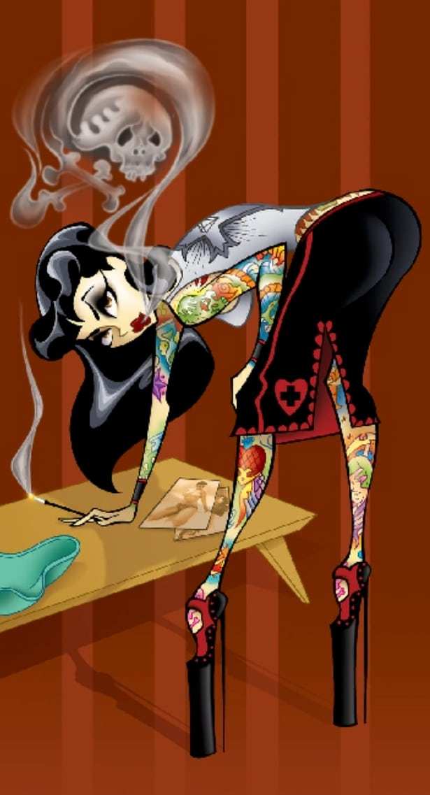 Black Market Art Company Smoke Print - Black Market Art Company - Flyclothing LLC