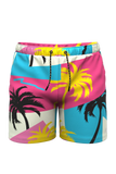 The SoCal Summer | Black and Pink Tropical Ball Hammock® Pouch 5" Swim Trunks - Shinesty - Flyclothing LLC