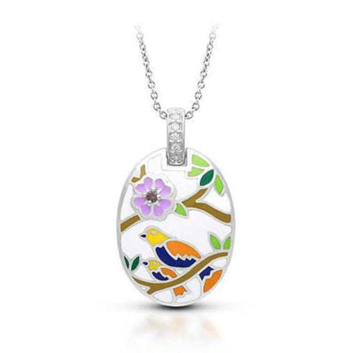 Songbird Oval Pendant - Belle Étoile Jewelry - Flyclothing LLC