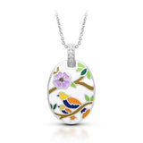 Songbird Oval Pendant - Belle Étoile Jewelry - Flyclothing LLC