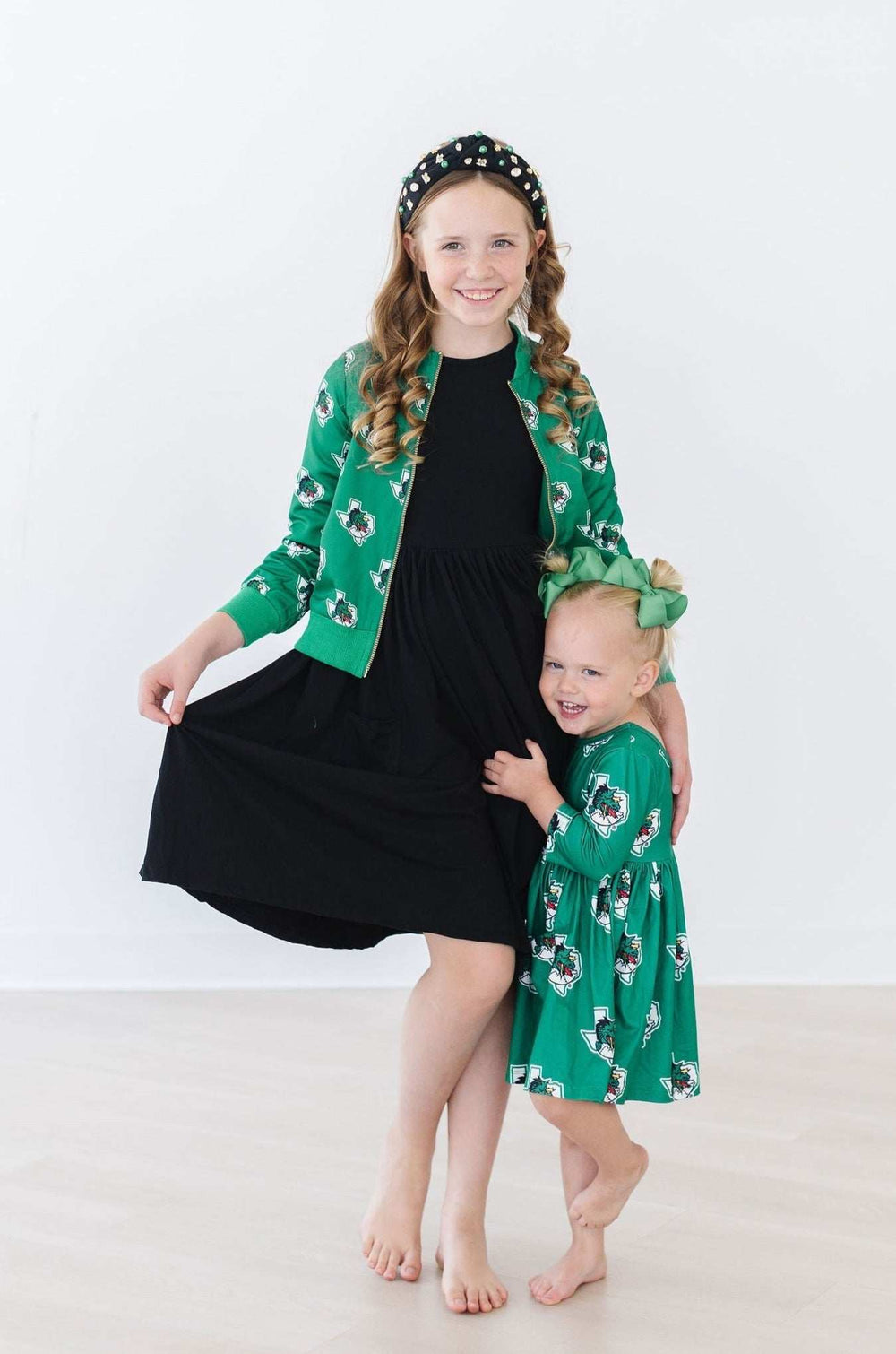 Southlake Carroll Dragons 3/4 Sleeve Pocket Twirl Dress - Mila & Rose ® - Flyclothing LLC