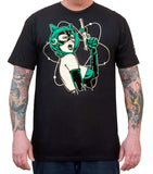 Black Market Art Company Space Pussy Men's T-Shirt - Black Market Art Company - Flyclothing LLC
