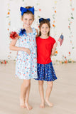 Star Bright Ruffle Twirl Skort - Mila & Rose ® - Flyclothing LLC