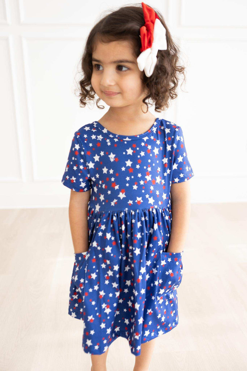 Star Bright S/S Pocket Twirl Dress - Mila & Rose ® - Flyclothing LLC