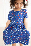 Star Bright S/S Pocket Twirl Dress - Mila & Rose ® - Flyclothing LLC