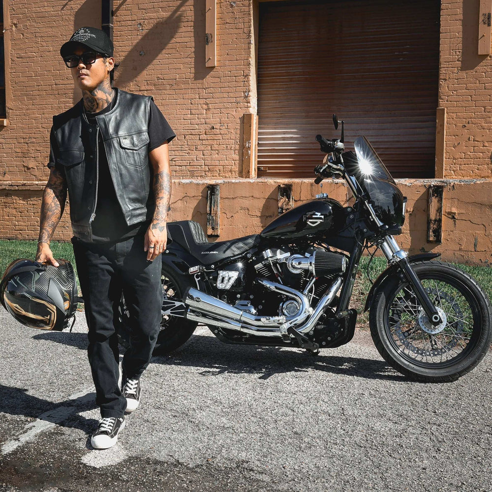 Steelhorse - Mens SOA Style Club Vest - Unik Just for Bikers - Flyclothing LLC