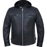 Street Rider - Mens Premium Leather Jacket - Unik Just for Bikers - Flyclothing LLC