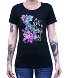 Black Market Art Company Strength Women's Loose Neck T-Shirt - Black Market Art Company - Flyclothing LLC